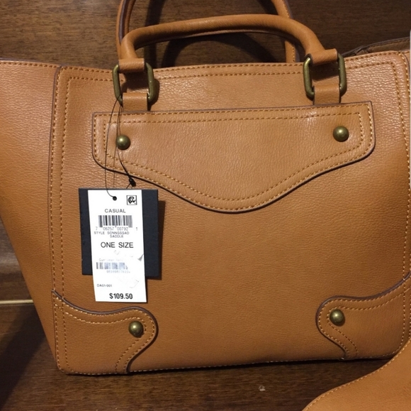 I.N.C INC EMBROIDERED BOHO AZTEC CROSSBODY TOTE BAG - Picture 4 of 7